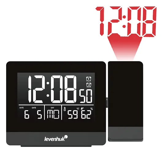 Foto Levenhuk Wezzer BASE L70 Thermometer mit Projektor und Uhr