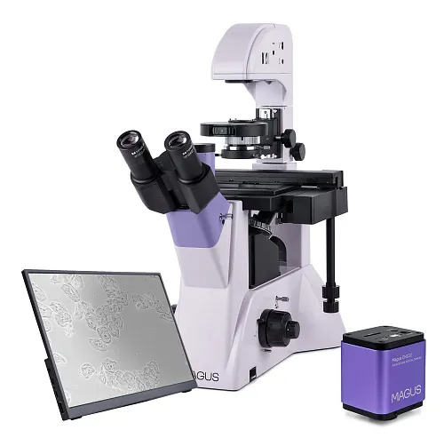 Fotografie MAGUS Bio VD350 LCD Biologisches Inverses Digital Mikroskop