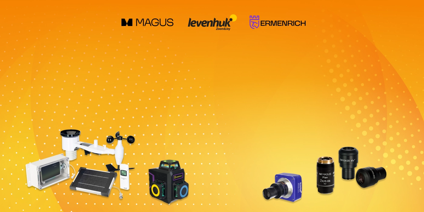 Erfahren Sie mehr über die Neuheiten von Levenhuk, MAGUS und Ermenrich