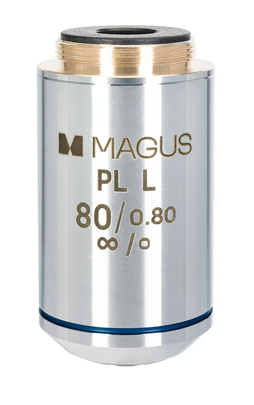 Abbildung MAGUS 80PLL 80-fach/0,80 Plan L AA 1,25 mm Objektiv