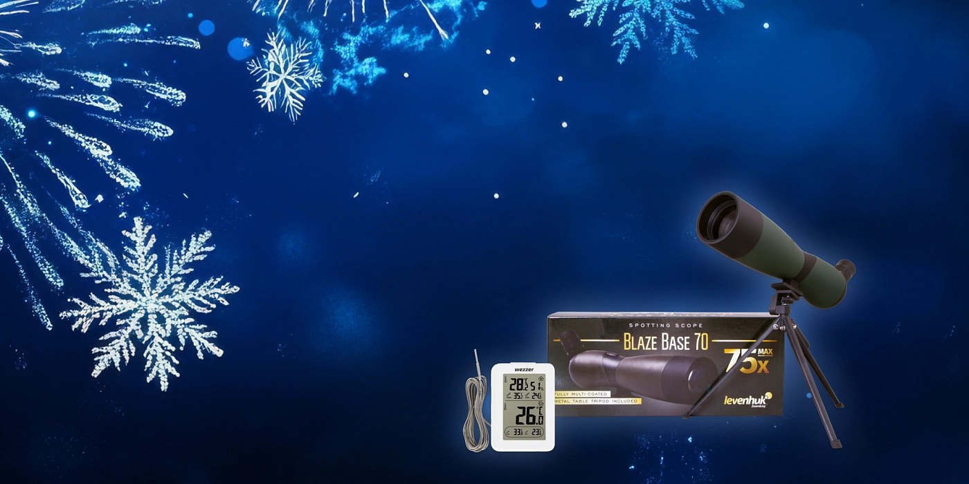 Kaufen Sie ein Spektiv und erhalten Sie ein Thermometer gratis dazu!