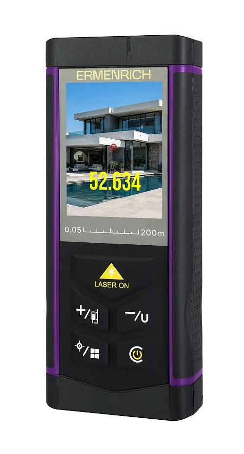Foto Ermenrich PRO LR200 Laser-Messgerät, mit Kamera,  1