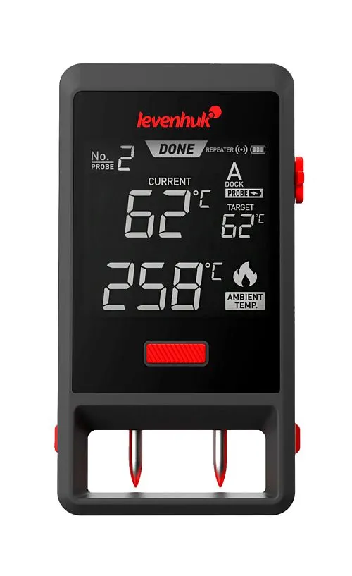 Fotografie Levenhuk Wezzer Grill BT50 Fleischthermometer,  1