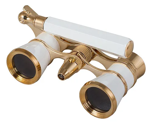 Abbildung Levenhuk Broadway 325N Opernglas (schwarz Lorgnette mit LED-Licht)