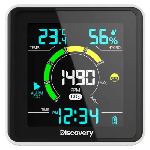 Abbildung Levenhuk Discovery Report WA40 Wetterstation mit CO2-Messung
