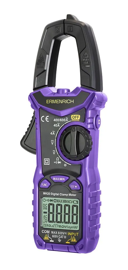 Foto Ermenrich Ping MK20 Digitale Strommesszange,  1