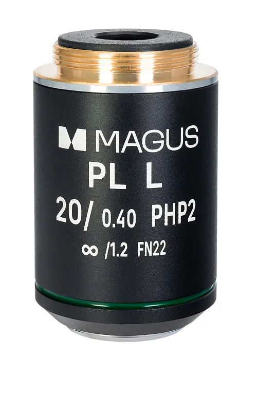 Foto MAGUS 20HP 20-fach/0,40 Plan L Phase PHP2 ∞/1,2 AA 8,0 mm Objektiv