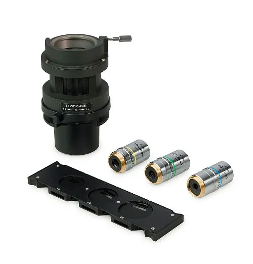 Fotografie MAGUS HCM360 Gerät zur Arbeit mit dem Hoffmanschen Modulationskontrast, mit Objektivsatz,  1