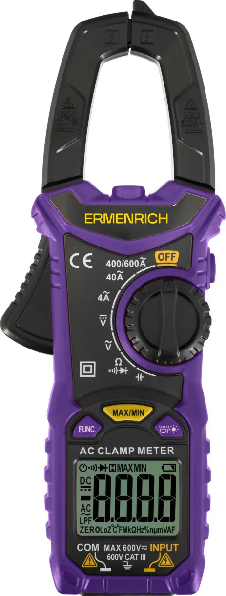 Foto Ermenrich Ping MK20 Digitale Strommesszange,  1