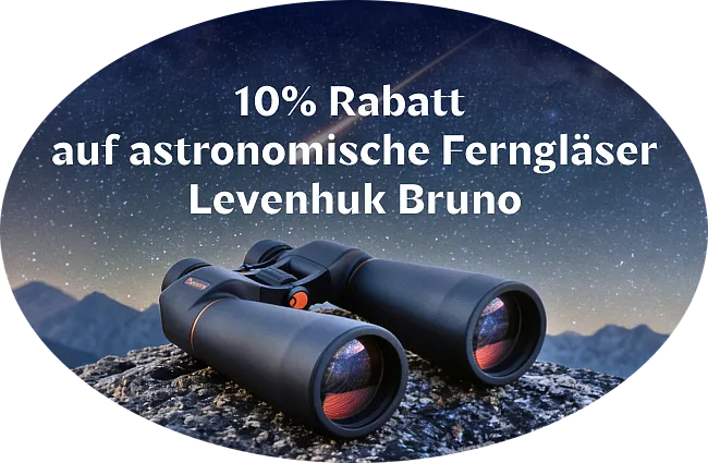 Beobachten Sie die Perseiden mit den Levenhuk Bruno Astro-Ferngläsern!