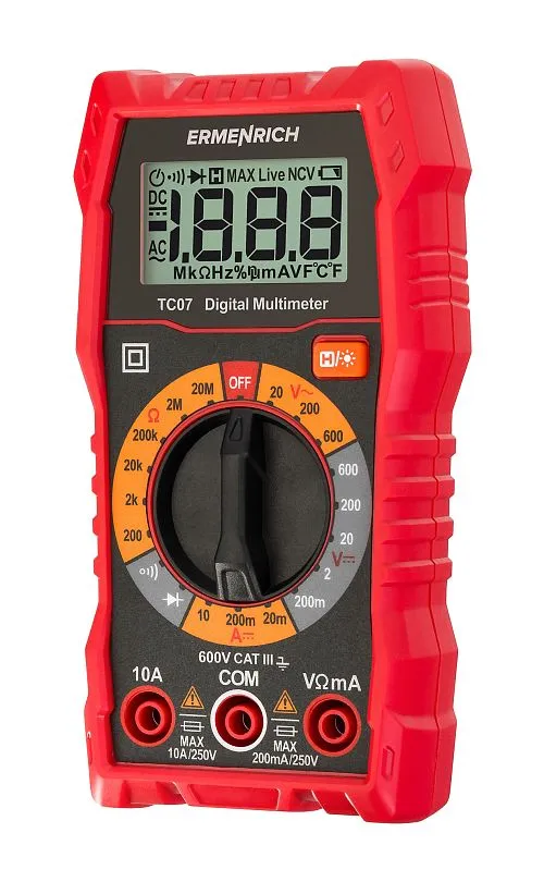 Bild Ermenrich Zing TC07 Digitalmultimeter,  1