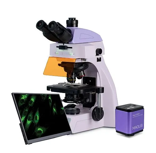 Fotografie MAGUS Lum D450L LCD Fluoreszenz-Digitalmikroskop,  1
