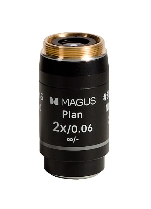 Fotografie MAGUS 2PL60 Plan 2-fach/0,06 ∞/- H 60 mm Objektiv,  1