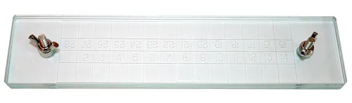 Abbildung Levenhuk-CR10-Glaskompressor zur Trichinenuntersuchung