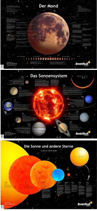 Foto Levenhuk Weltraum-Posterset,  2