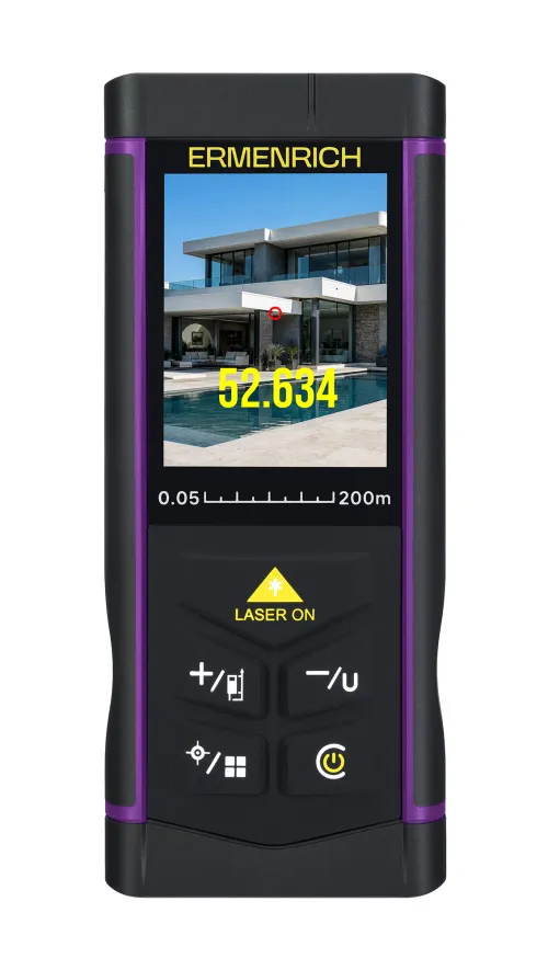 Foto Ermenrich PRO LR200 Laser-Messgerät, mit Kamera,  4