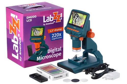 Abbildung Levenhuk-Digitalmikroskop LabZZ DM200 LCD,  2