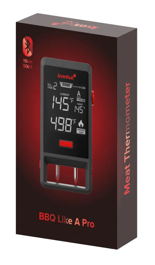Fotografie Levenhuk Wezzer Grill BT50 Fleischthermometer,  2