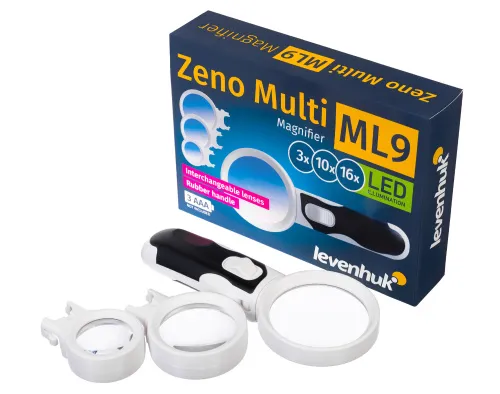 Foto Levenhuk-Vergrößerungsglas Zeno Multi ML9,  2