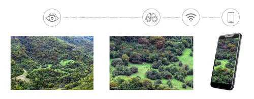 Fotografie Levenhuk Kelvin Snap ED 8x42 Digitales Fotofernglas,  7