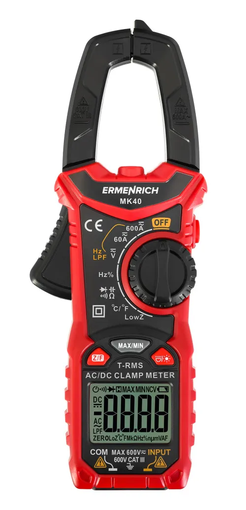 Abbildung Ermenrich Ping MK40 Digitale Strommesszange,  3