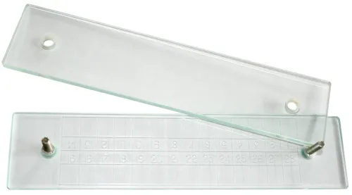 Abbildung Levenhuk-CR10-Glaskompressor zur Trichinenuntersuchung,  3