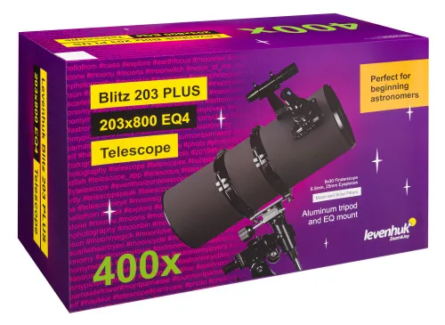 Foto Levenhuk Blitz 203 PLUS Teleskop,  12
