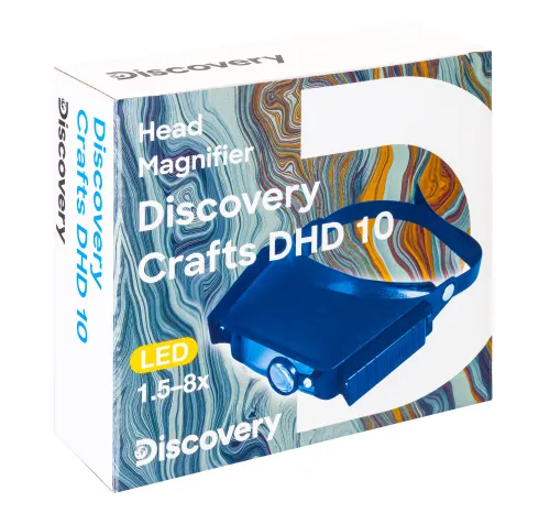 Bild Levenhuk Discovery Crafts DHD 10 Kopflupe,  10