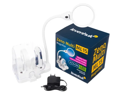 Bild Levenhuk-Vergrößerungsglas Zeno Multi ML15 Weiß,  2