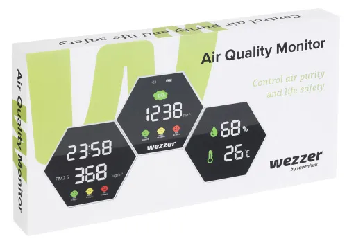 Fotografie Levenhuk Wezzer Air PRO DM50 Luftqualitätsmessgerät,  9