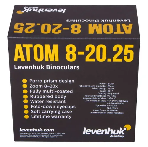 Abbildung Levenhuk Atom 8–20x25 Fernglas,  12