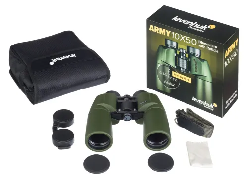 Foto Levenhuk Army 10x50 Fernglas mit Absehen,  5