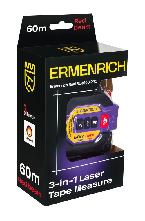 Abbildung Ermenrich Reel SLR600 PRO 3-in-1-Laser-Bandmaß,  8