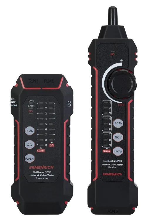 Abbildung Ermenrich NetGeeks NP35 Netzwerkkabel-Tester,  3
