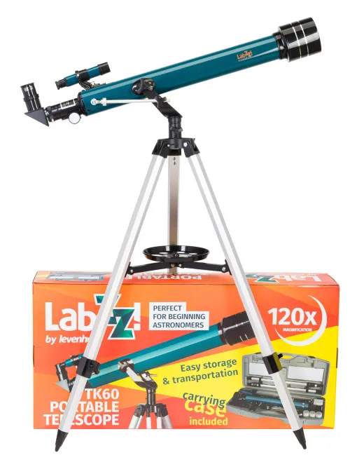 Fotografie Levenhuk-Teleskop LabZZ TK60 mit Koffer,  2