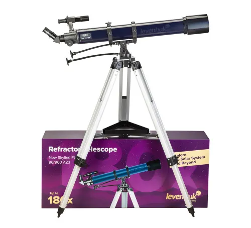 Abbildung Levenhuk New Skyline PLUS 90/900 AZ3 Teleskop,  2