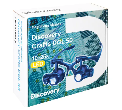 Fotografie Levenhuk Discovery Crafts DGL 50 Lupenbrille,  13