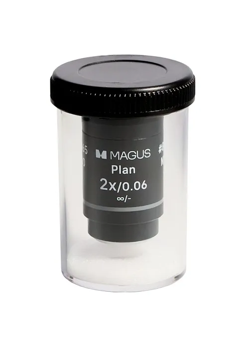 Fotografie MAGUS 2PL60 Plan 2-fach/0,06 ∞/- H 60 mm Objektiv,  5