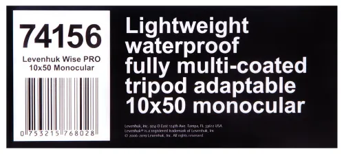 Bild Levenhuk-Fernrohr Wise PRO 10x50,  15