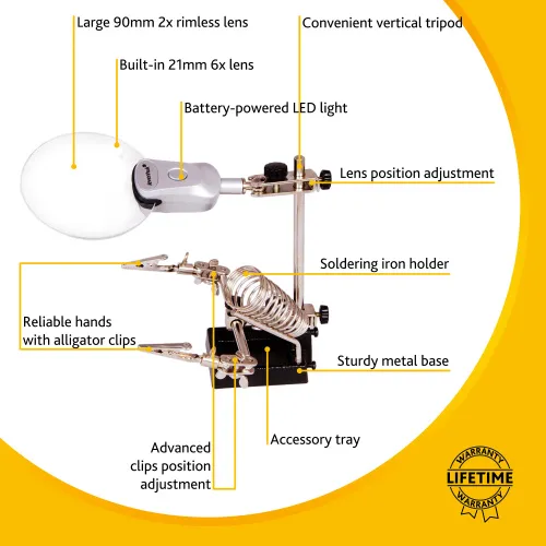 Fotografie Levenhuk-Vergrößerungsglas Zeno Refit ZF19,  15