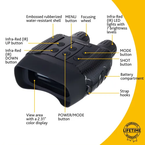 Fotografie Levenhuk Halo 13X Digitales Nachtsicht-Fernglas,  13