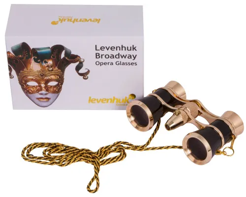 Foto Levenhuk Broadway 325F Opernglas (schwarz, mit LED-Licht und Kette),  3