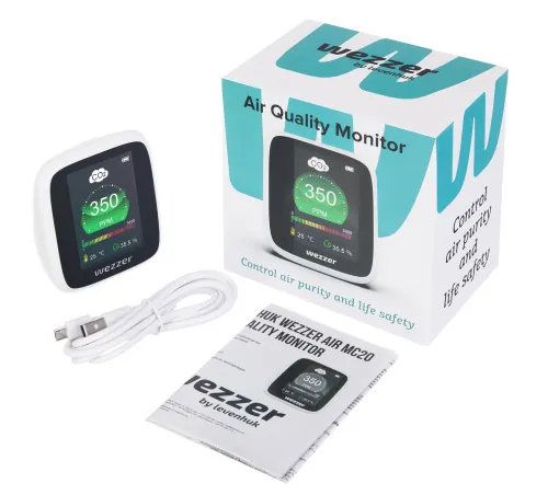 Fotografie Levenhuk Wezzer Air MC20 Luftqualitätsmessgerät,  2