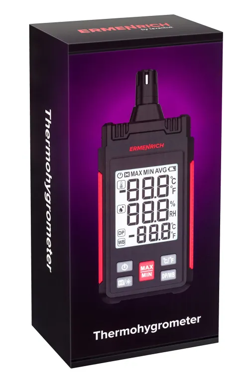 Fotografie Ermenrich Wett TU20 Thermohygrometer,  9