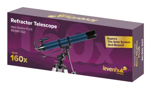 Fotografie Levenhuk New Skyline PLUS 80/900 EQ2 Teleskop,  2