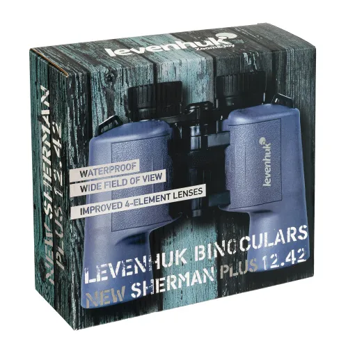 Fotografie Levenhuk New Sherman PLUS 12x42 Fernglas,  13