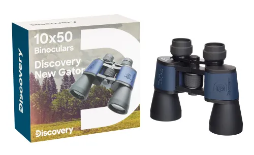 Abbildung Levenhuk Discovery New Gator 10x50 Fernglas,  5