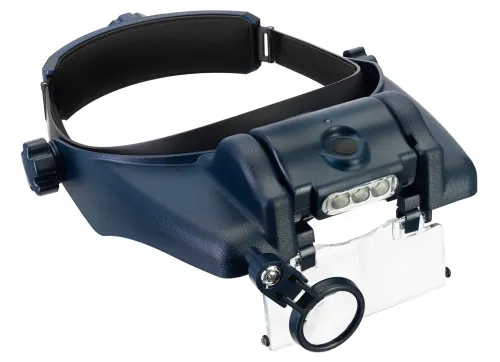 Foto Levenhuk Discovery Crafts DHR 10 Kopflupe, wiederaufladbar,  5