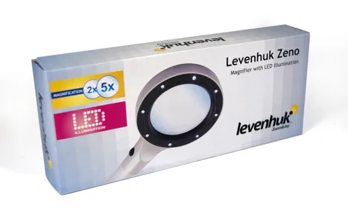 Fotografie  Levenhuk Zeno 400 LED-Lupe, 2/4x, 88/21 mm, Metall,  2