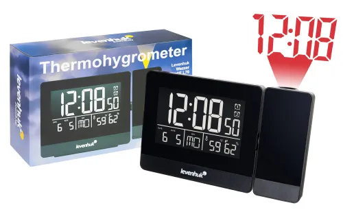 Foto Levenhuk Wezzer BASE L70 Thermometer mit Projektor und Uhr,  2